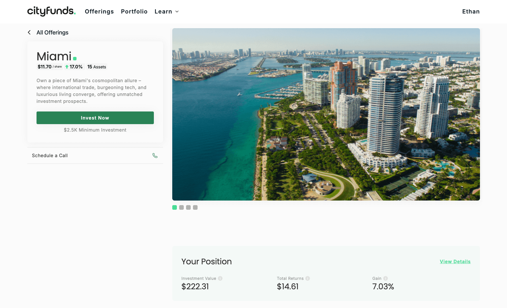 Cityfunds screenshot 1